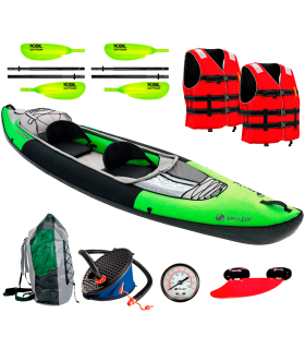 KAYAK HINCHABLE DOBLE SEVYLOR YUKON - FULL PACK