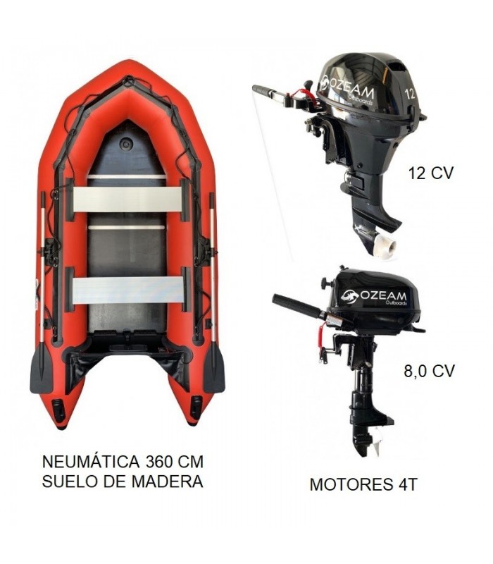 NEUMÁTICA 3,6 METROS + MOTOR