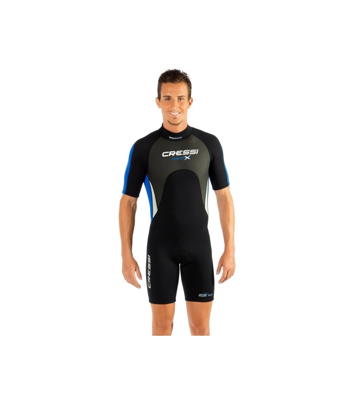 monoshort cressi med x hombre de 2,5 mm