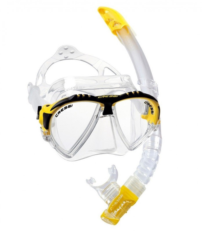 KIT SNORKEL Y BUCEO CRESSI MATRIX + GAMMA