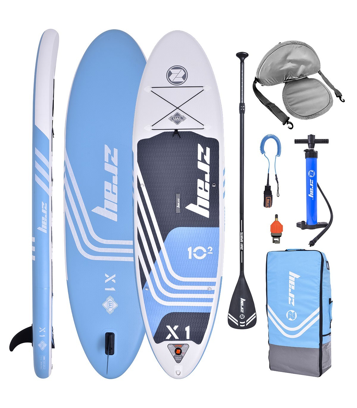 SUP ZRAY X1 X-RIDER COMBO PADDLE SURF 10'2"