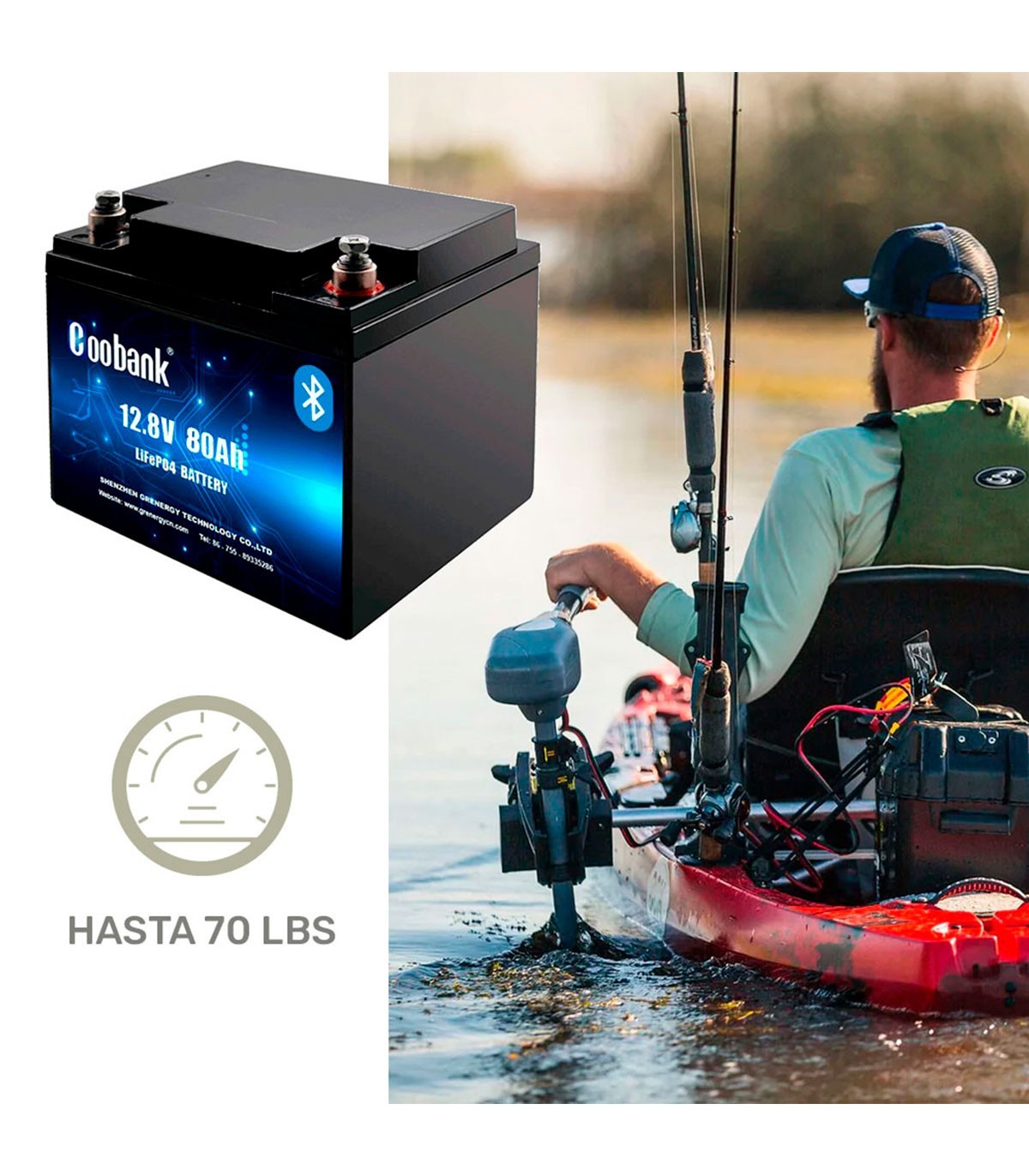 BATERÍA LITIO BT 60AH - 100AH MOTOR ELÉCTRICO