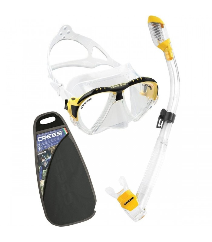 KIT SNORKEL Y BUCEO CRESSI MATRIX + GAMMA
