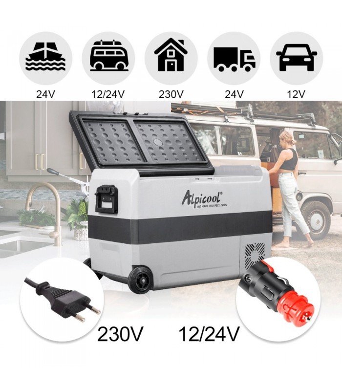 ALPICOOL T50 NEVERA 12 / 24V BARCOS - 50L
