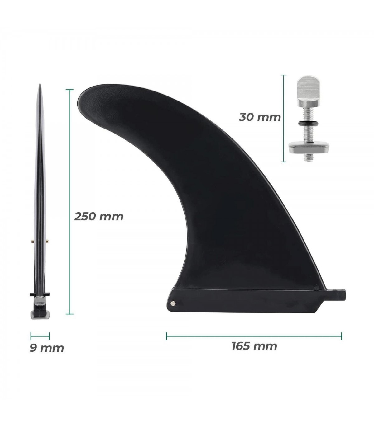 PACK 10 QUILLAS - ALETAS PADDLE SURF - US BOX