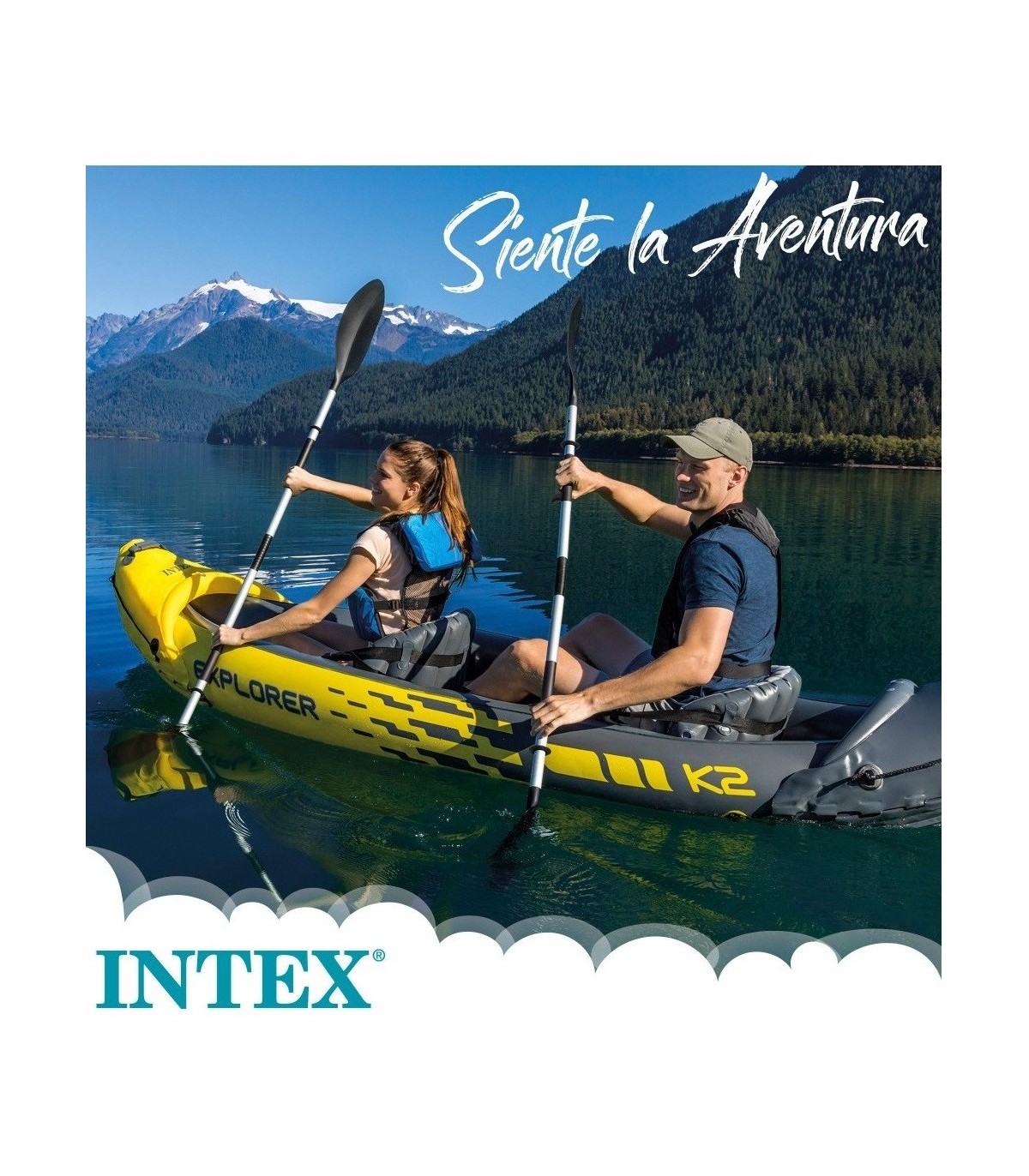 KAYAK HINCHABLE INTEX EXPLORER K2 312x91x51 CM