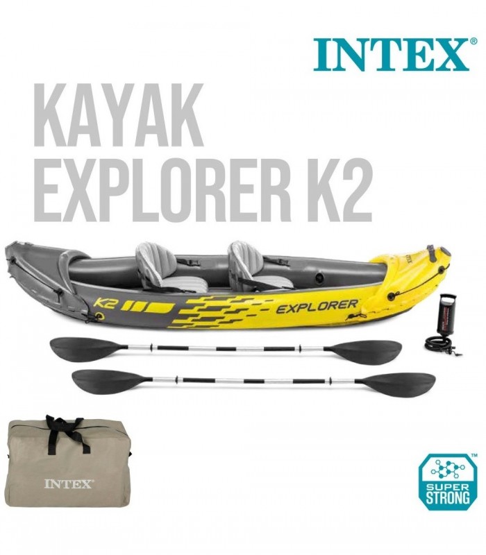 KAYAK HINCHABLE INTEX EXPLORER K2 - FULL PACK M