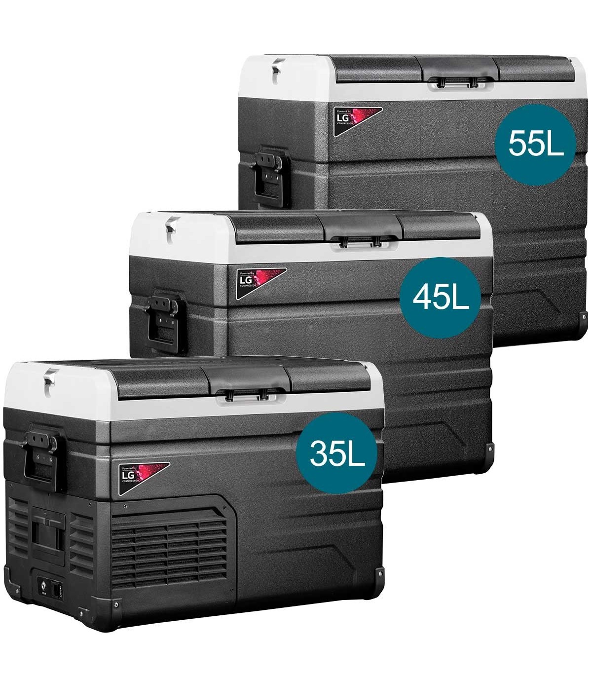 ALPICOOL TW45 NEVERA CON BATERÍA 15,6 AH 12 / 24V BARCOS COMPRESOR LG - 45L