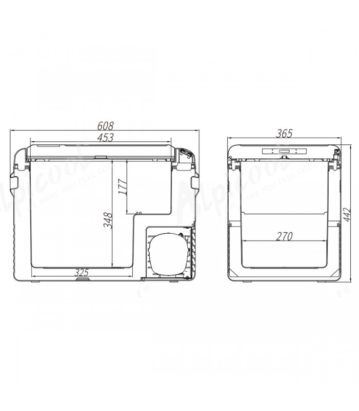 ALPICOOL CL40 NEVERA COMPRESOR 12V BARCOS 40L