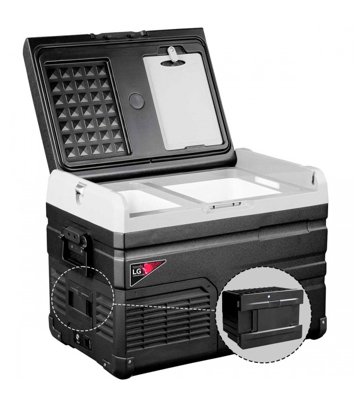 ALPICOOL TW35 NEVERA CON BATERÍA 15,6 AH 12 / 24V BARCOS COMPRESOR LG - 35L