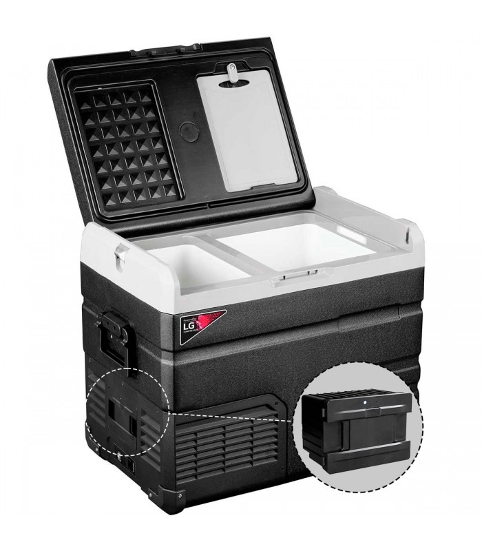 ALPICOOL TW45 NEVERA CON BATERÍA 15,6 AH 12 / 24V BARCOS COMPRESOR LG - 45L