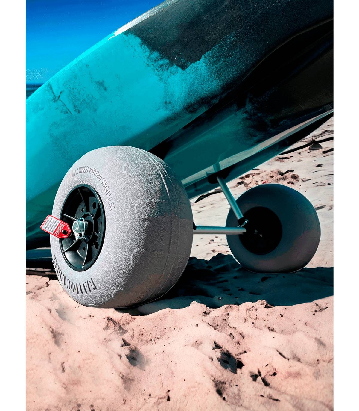 CARRO KAYAK AUTOVACIABLE RUEDAS GLOBO 12" CKA06