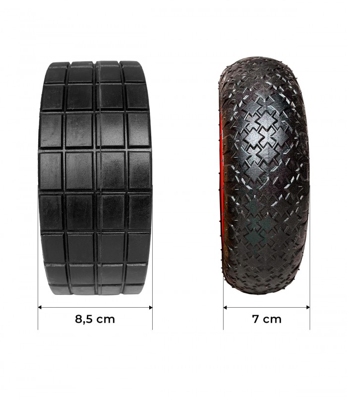 2 RUEDAS 10" (25CM) ANCHA CARRO KAYAK ARENA - RCK10A