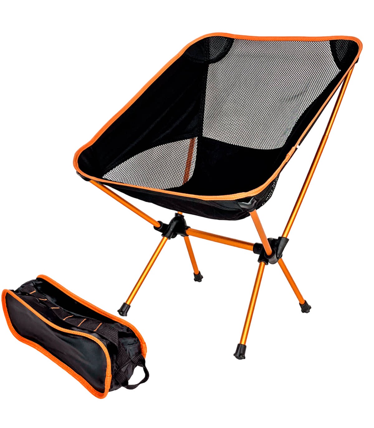 SILLA ULTRALIGERA DESMONTABLE ALUMINIO PARA TRECKING, CAMPING, MONTAÑA