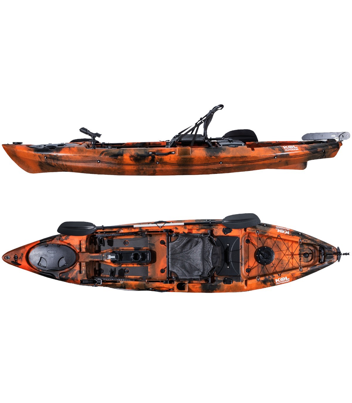 BIG PRO ANGLER 12 KAYAK DE PESCA KOL OUTDOOR