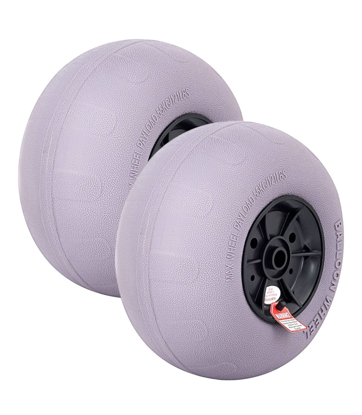 2 RUEDAS GLOBO 12" PARA CARRO KAYAK