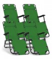 PACK 4 TUMBONAS PLEGABLES Y RECLINABLES - VERDE