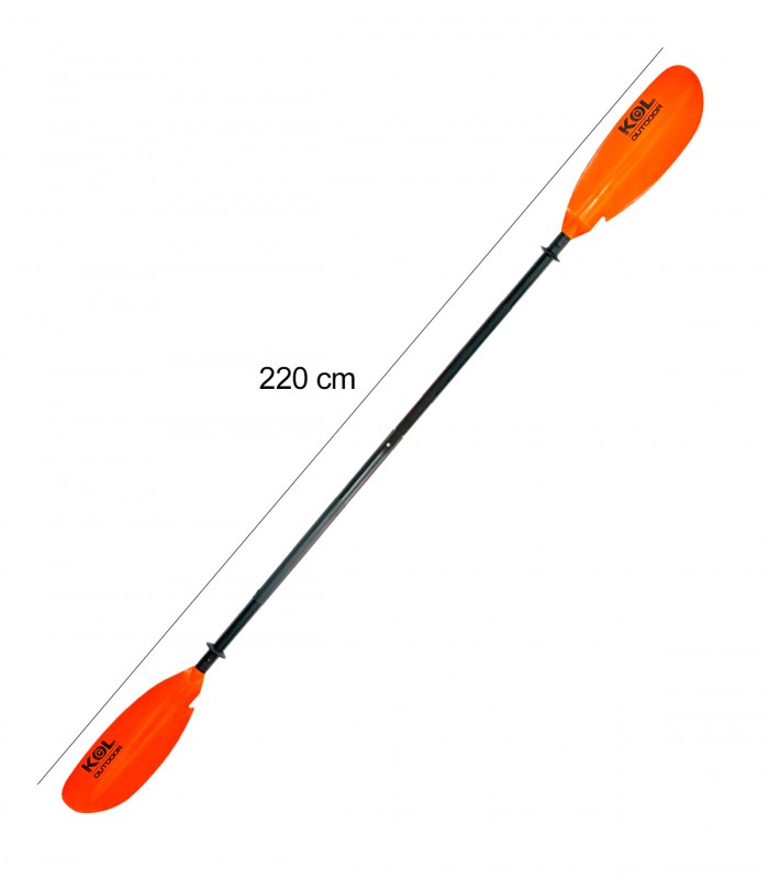 REMO KAYAK ALUMINIO 2 PIEZAS DESMONTABLE KOL OUTDOOR